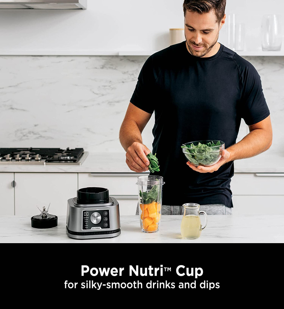 Blender 3 en 1 Ninja Foodi Power Nutri CB350EU 1200 W Gris et Noir :  : Cuisine et Maison