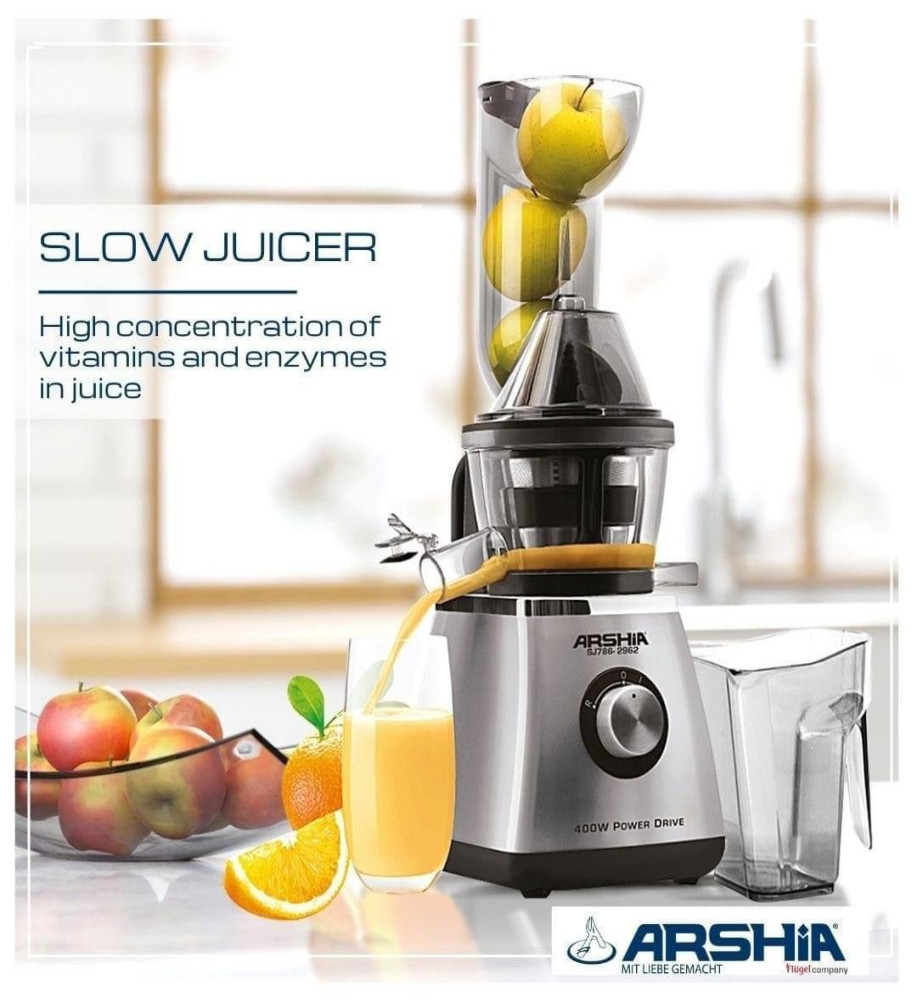 Ninja Cold Press Juicer [JC100UK] Slow Juicer, Masticating Juicer