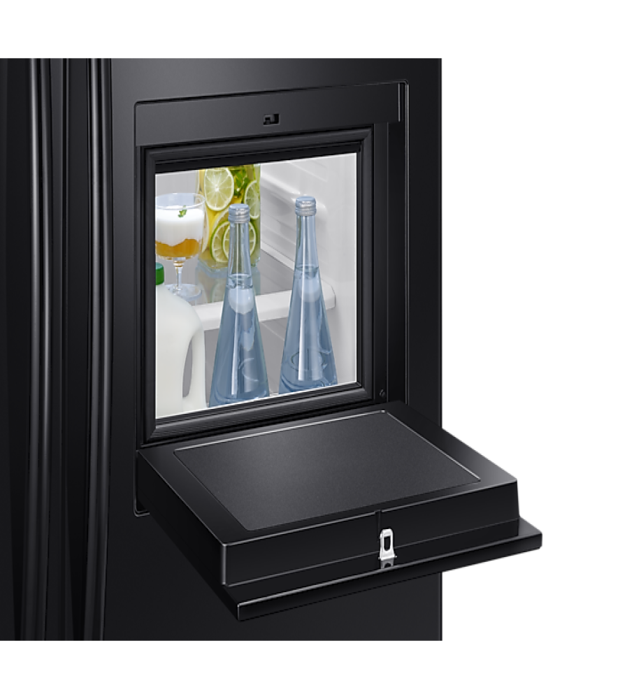 Samsung Side by Side Refrigerator with water dispenser and mini bar