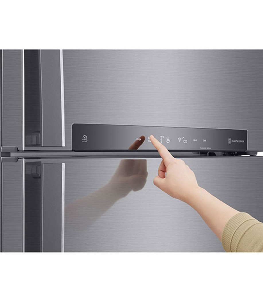 LG Linear Compressor 512 Liter Fridge, 18 Cubic Feet, Digital, Hygiene Fresh Filter, Door Cooling GN-A782HLHU