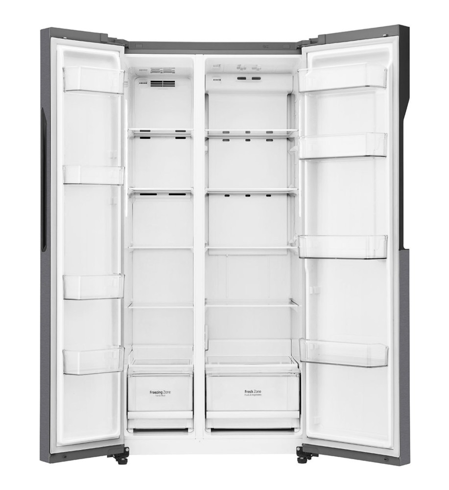 LG 679 Ltr Fridge, Inverter Linear Compressor, Multi Air Flow, Multi Digital Sensors, Express Freezing, Smart Diagnosis™, Side by Side Refrigerator