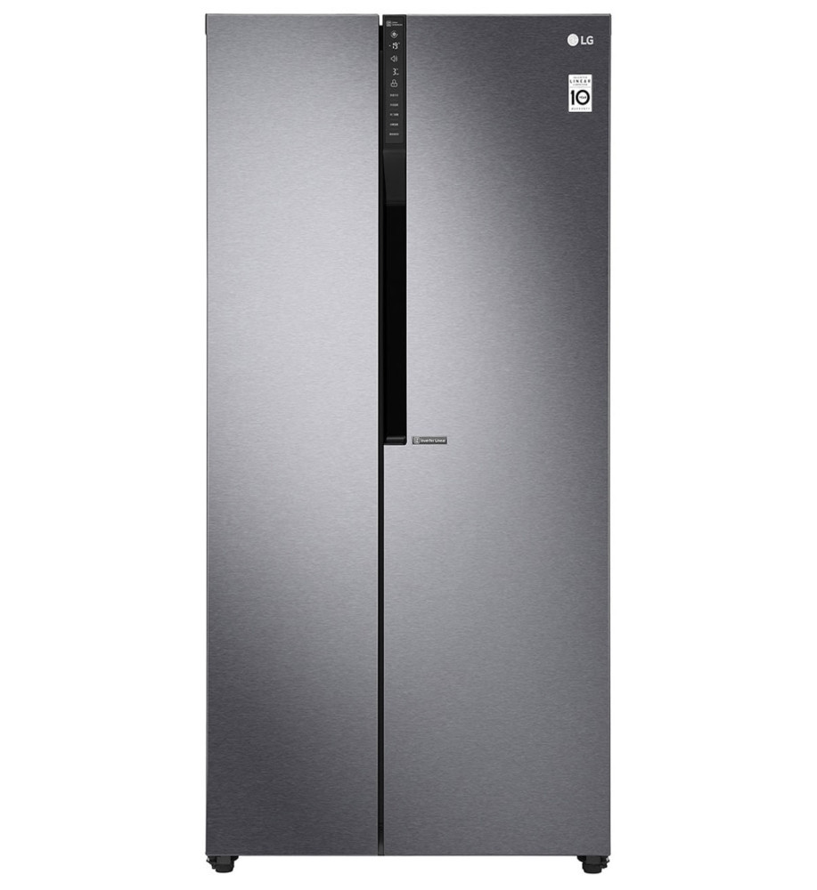 LG 679 Ltr Fridge, Inverter Linear Compressor, Multi Air Flow, Multi Digital Sensors, Express Freezing, Smart Diagnosis™, Side by Side Refrigerator