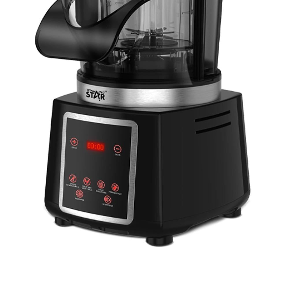Winning Star Blender, 2L Capacity, Soundproof, Non-Slip Base, Sharp Steel Blades, Black, 800W, ST-5905