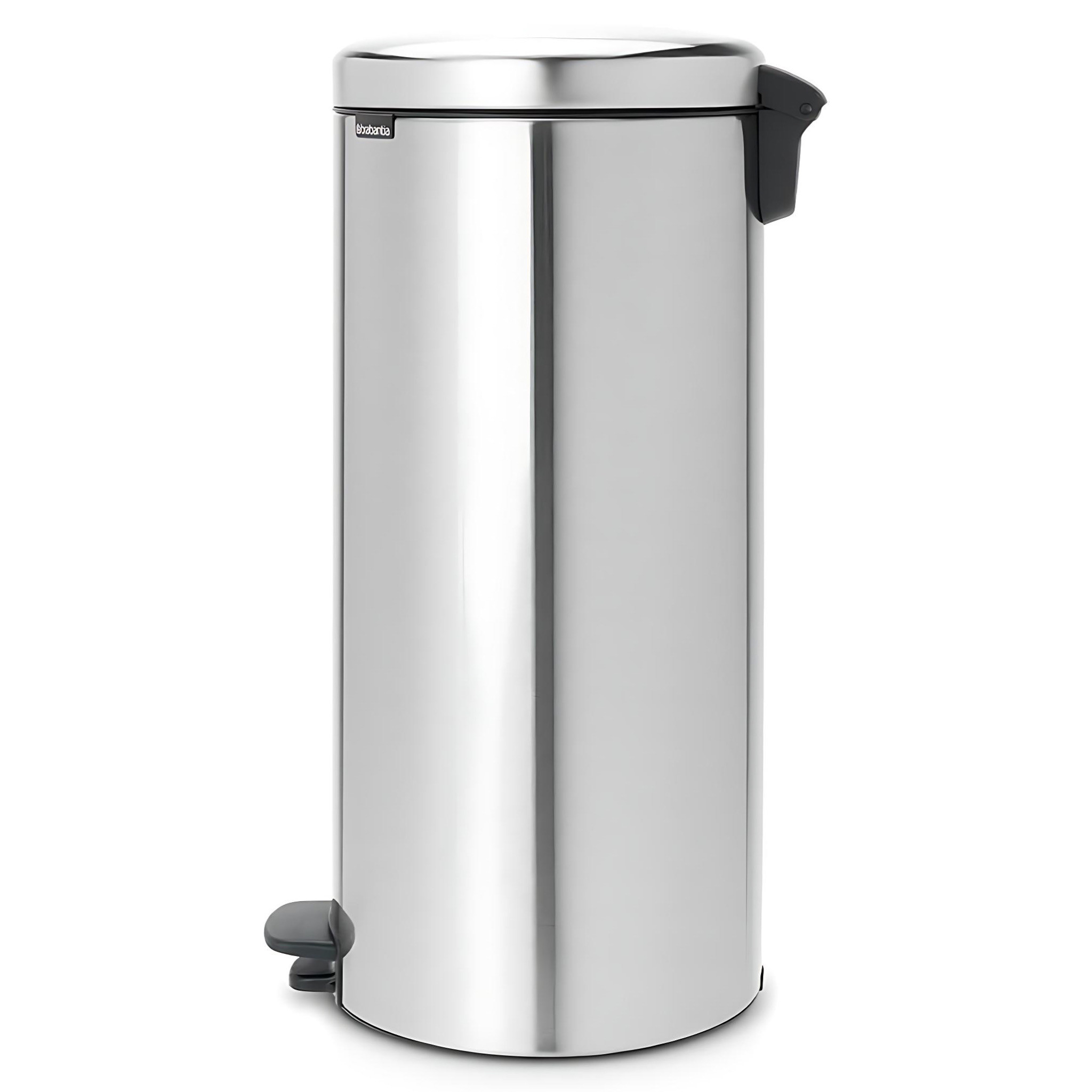Brabantia 30L NewIcon Pedal Bin, Stainless Steel