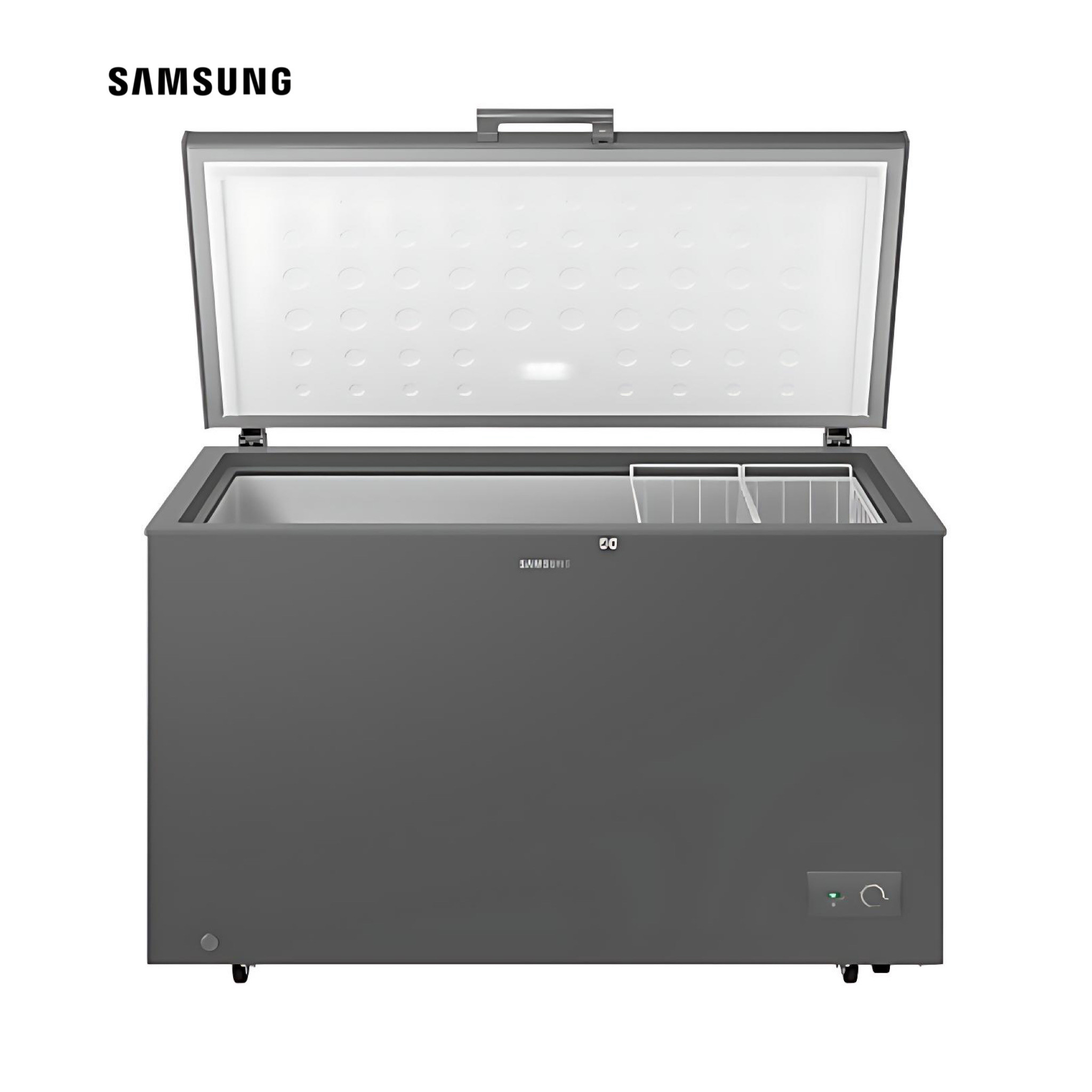 Samsung 371L Chest freezer with Power Freeze Function Dark Gray