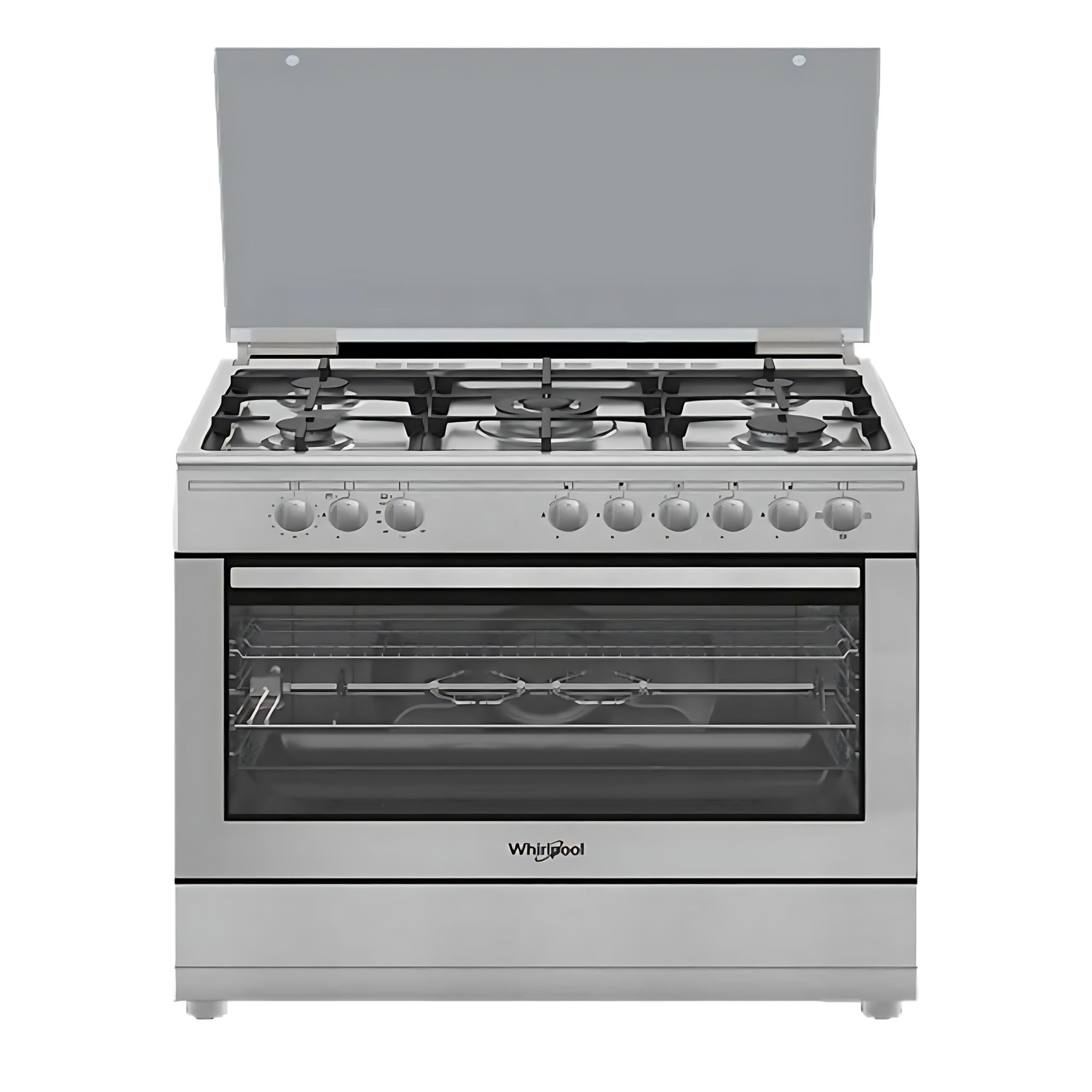 Whirlpool 90×60 Italian Gas Cooker with Full Safety And Safe Cleaning | Closed Door Grilling, Combi Cook & Grill - WM9GCIKCX