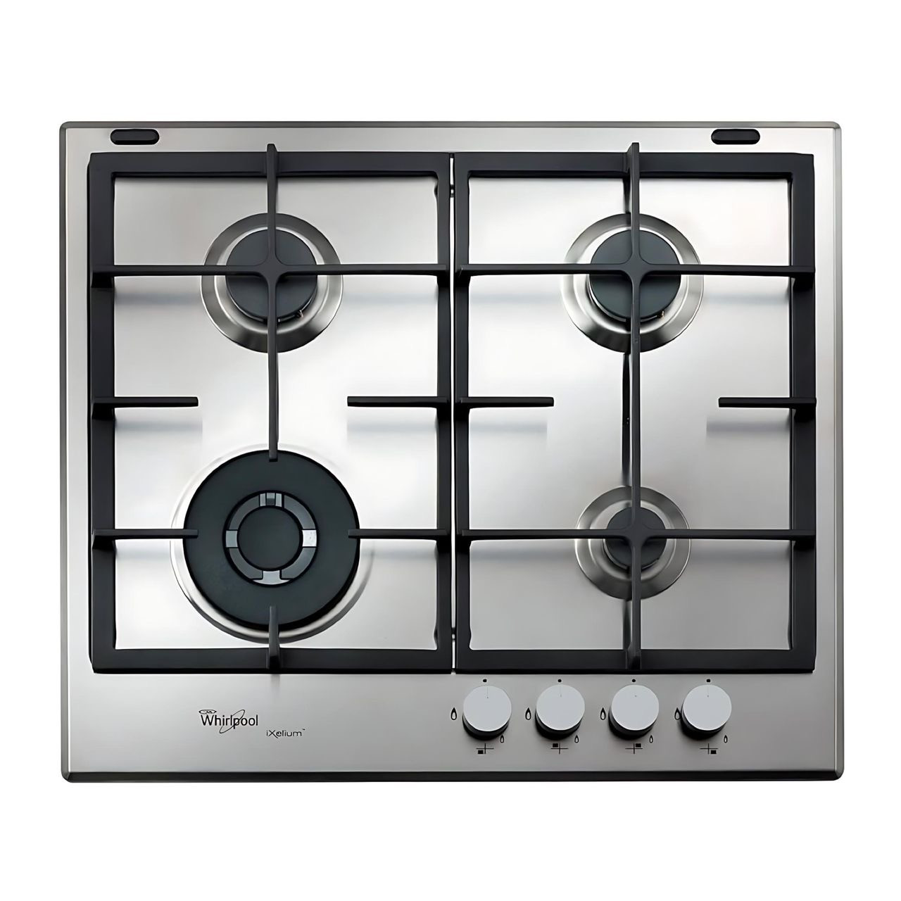 Whirlpool 60cm Built in 4 burner gas hob, AKR 353 IX , Stainless Steel