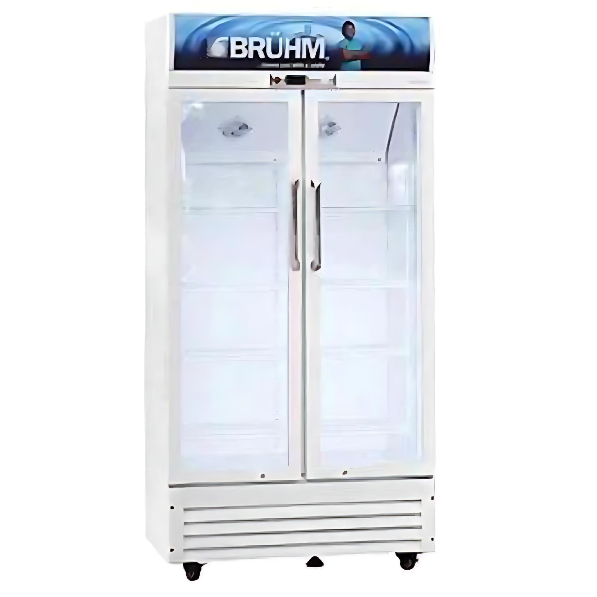 Bruhm 409L Side By Side Beverage Display Fridge | BBD-409M