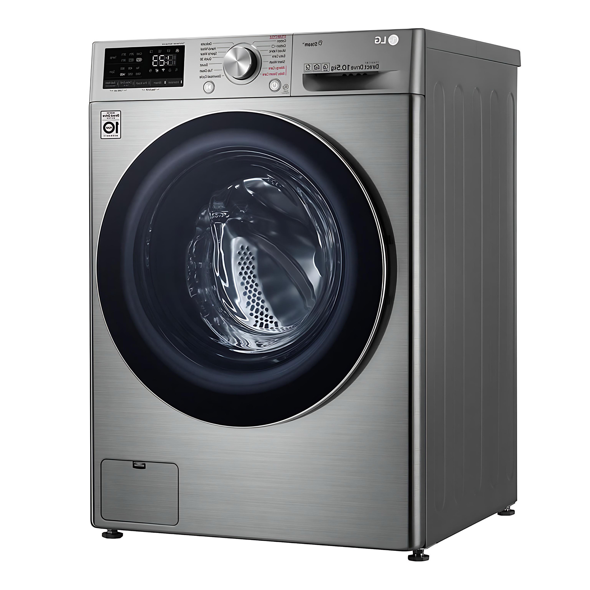LG 10.5kg Fully Automatic Front Load Washing Machine with AI DD Technology and ThinQ F4V5RYP2T