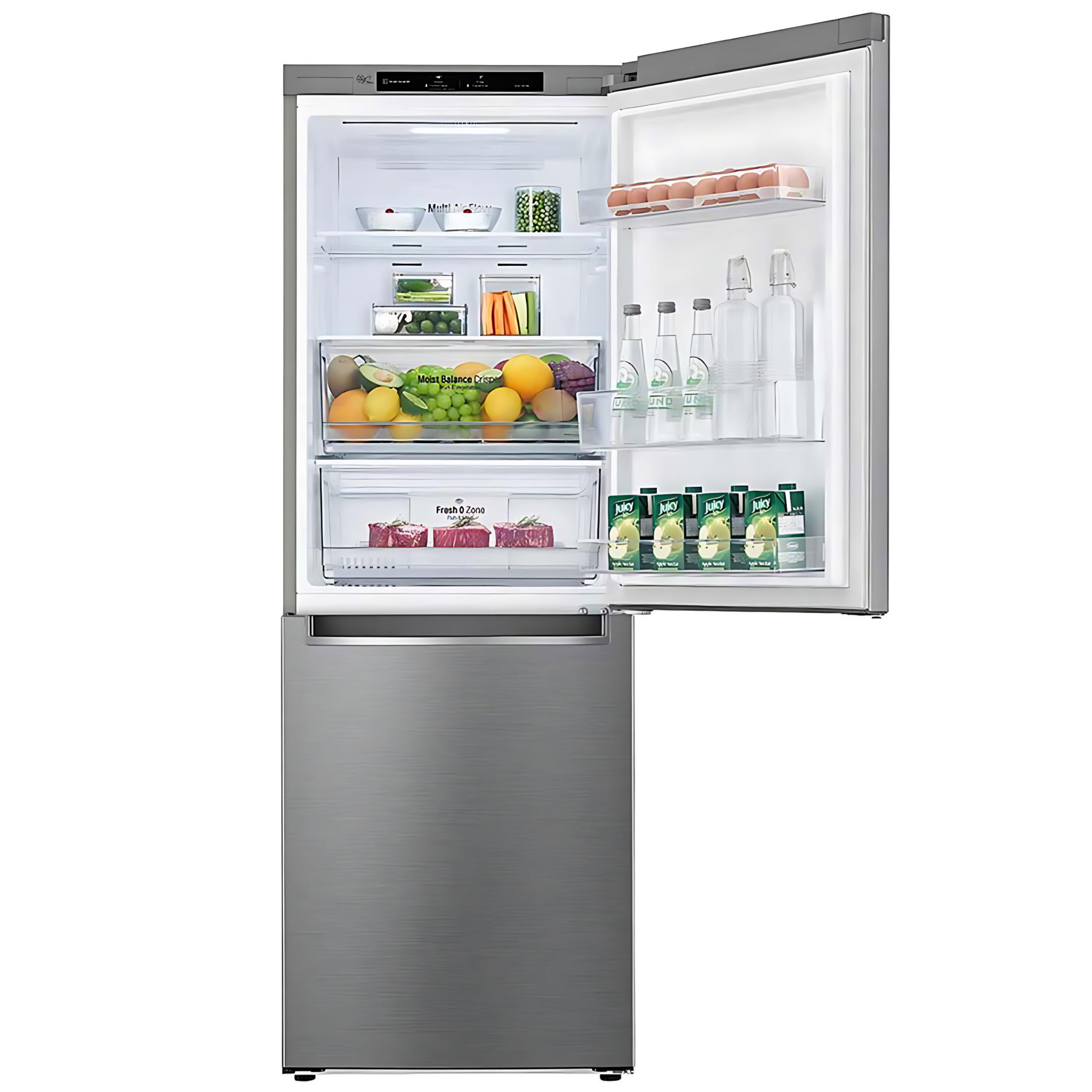 LG 335L DOUBLE DOOR REFRIGERATOR BOTTOM FREEZER FRIDGE | GC-B399NLJM - SILVER