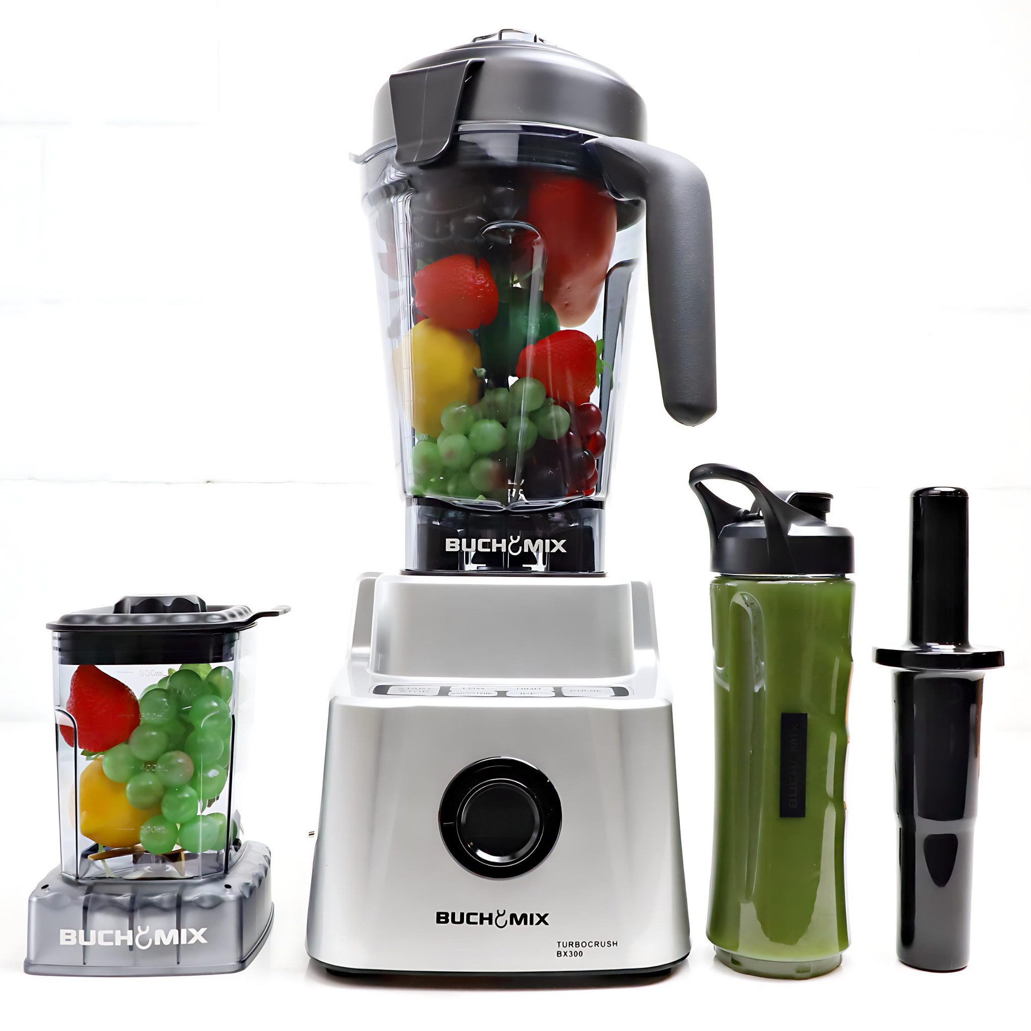 Buchymix 3L Larger Capacity Turbocrush Digital Blender BX300- Silver