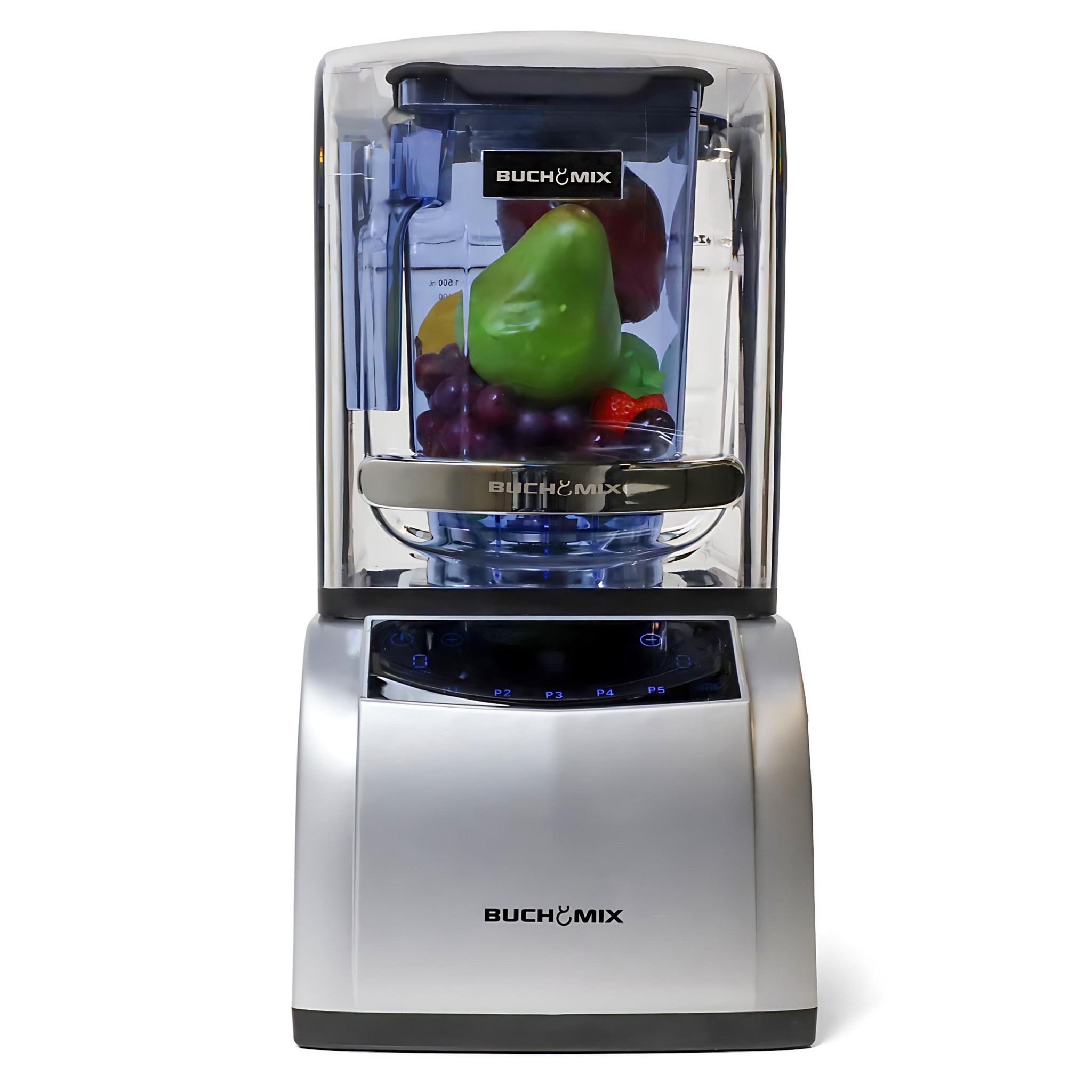 Buchymix 3.5HP | 2200W Digital Control Soundproof Commercial Grade Blender - Silver