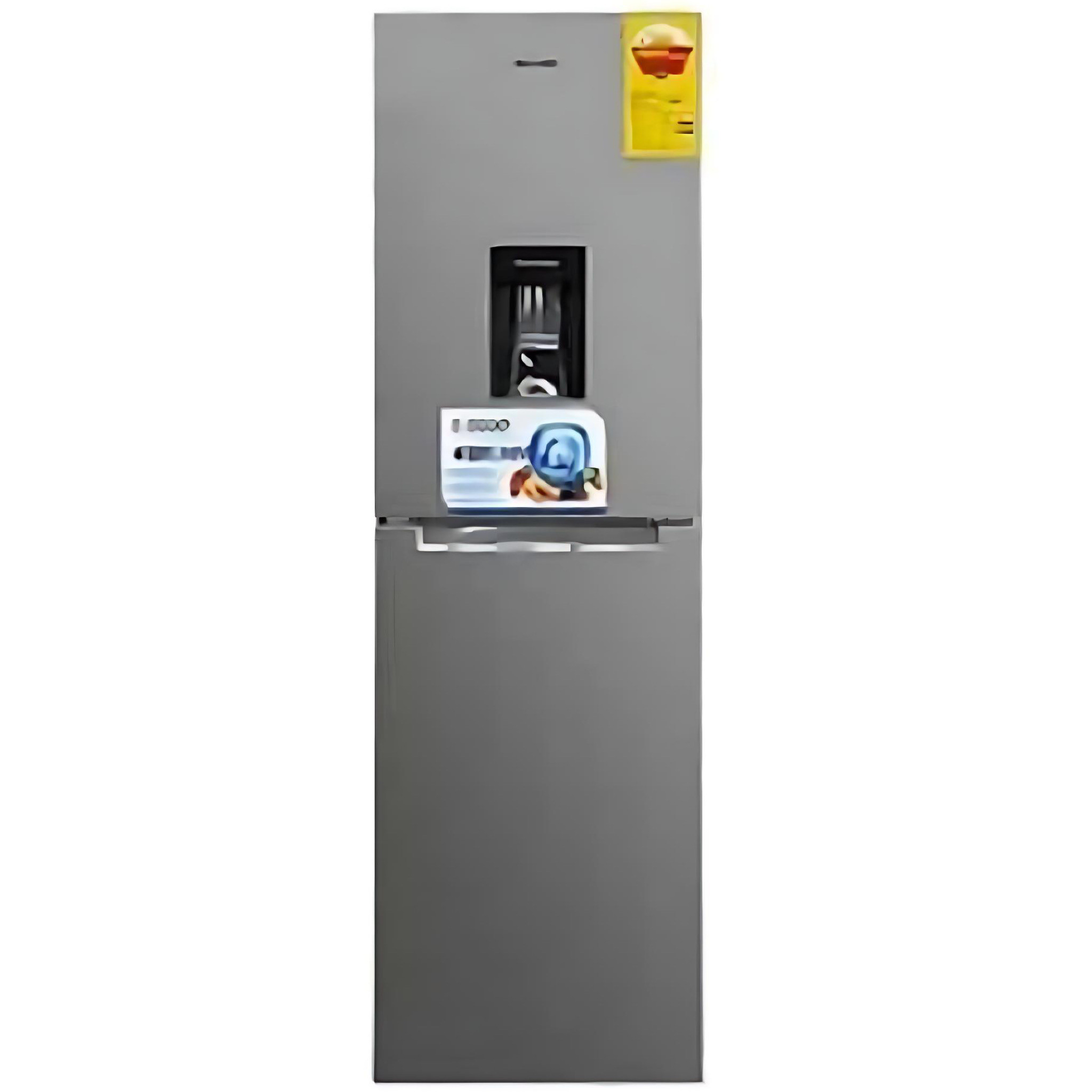 BRUHM 246-LTS BOTTOM FREEZER FRIDGE WITH WATER DISPENSER, TOTAL NO FROST REFRIGERATOR - REF- BFC-265MD