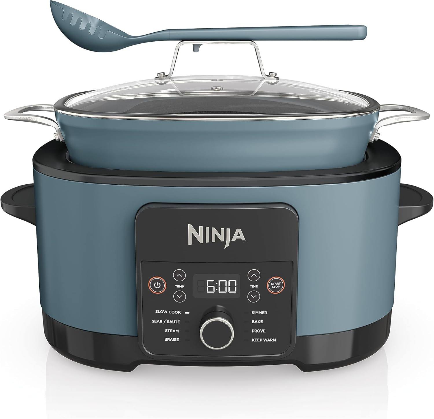 Ninja Foodi 8-in-1 PossibleCooker Slow Cooker & Multi-Cooker - Sea Salt Grey - MC1001UK