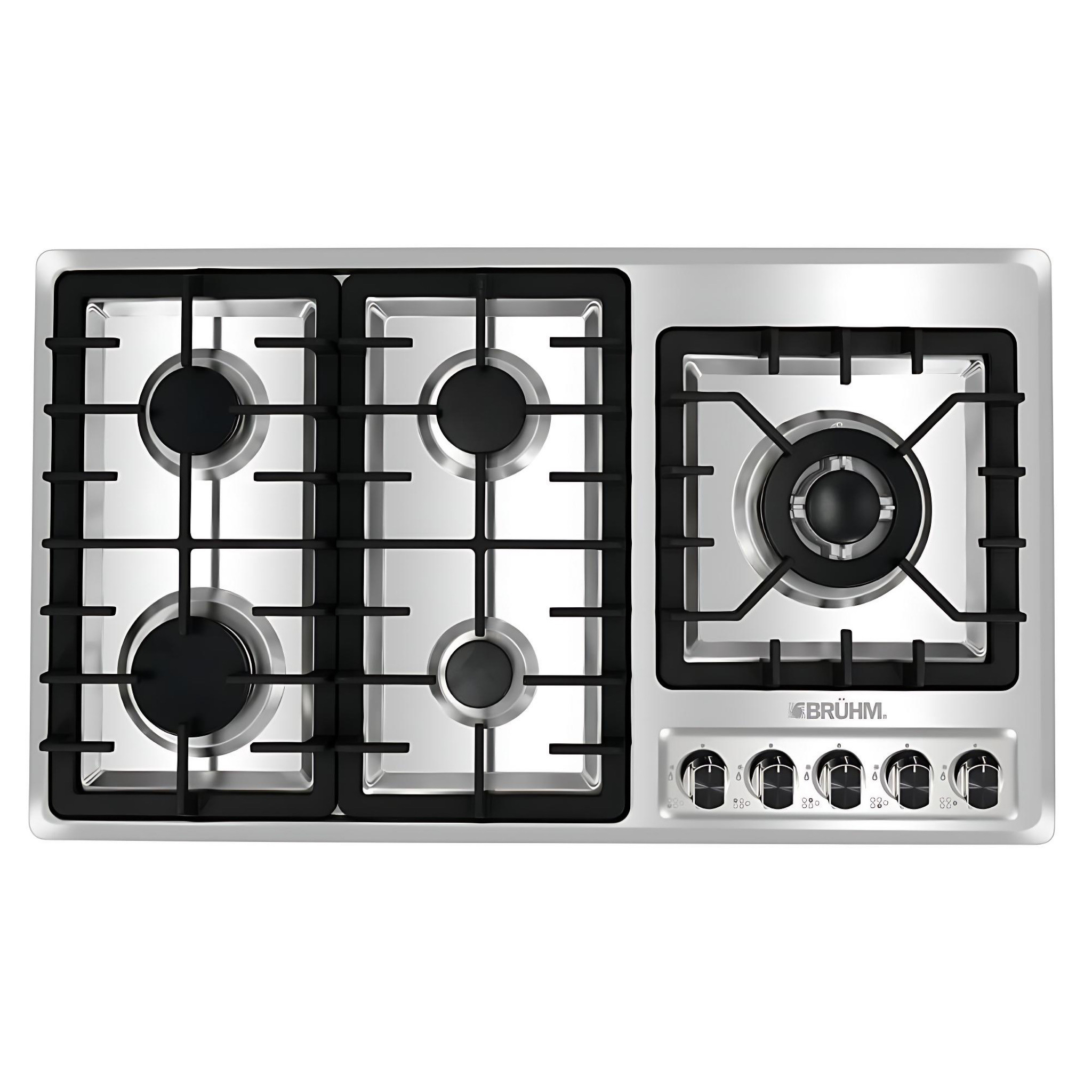 BRUHM 90X50 stainless steel built in gas cooker | BGH-9650FI
