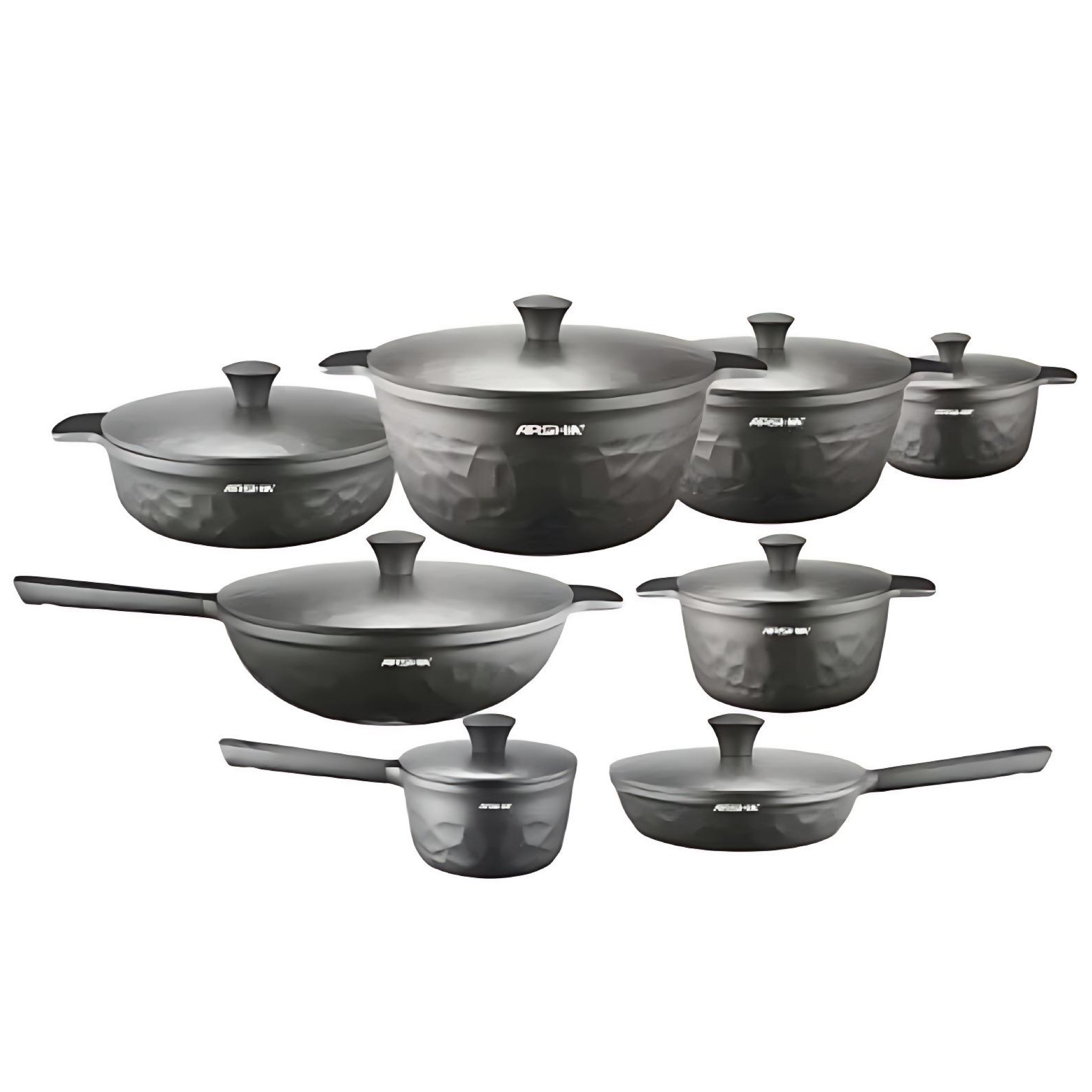 ARSHIA 16-piece diamond texture cookware set | CO110-3092