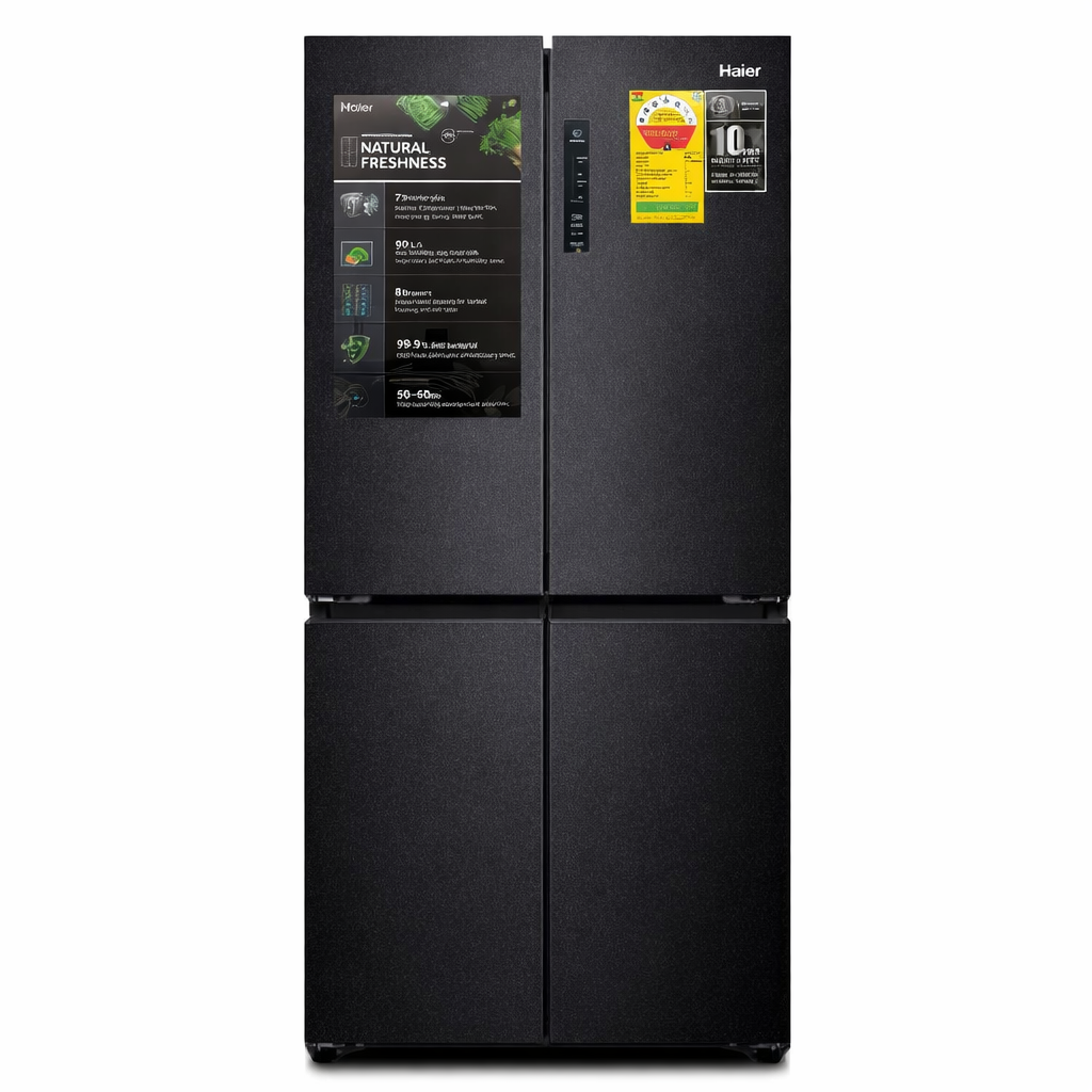 Haier 468L Premium Gemstone 4 Door Fridge HRF 525MB, No Frost Refrigerator